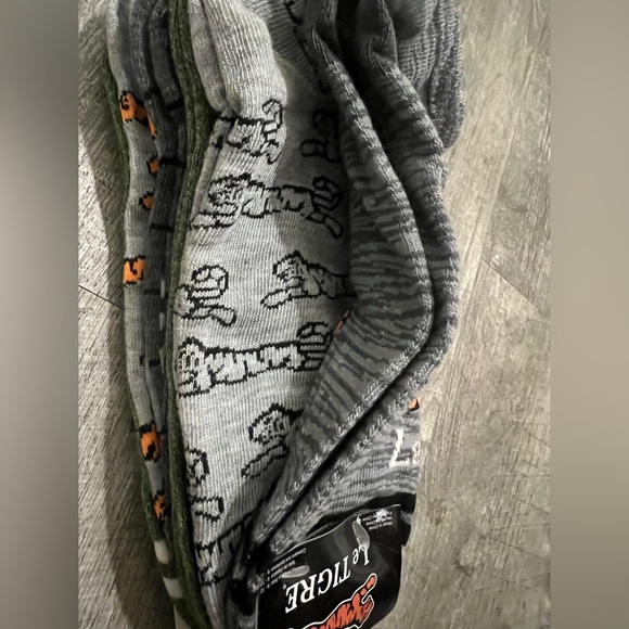 LE TIGRE 6 PACK MEN'S LOW CUT SOCKS TRAINING STYLE #TIGER SHOE SIZE 6-12 NWT - Picture 9 of 16